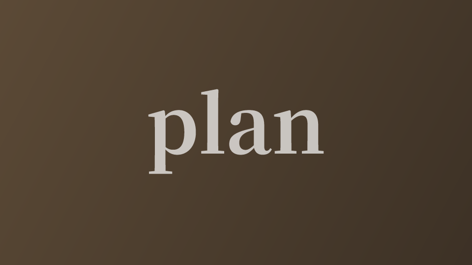 plan